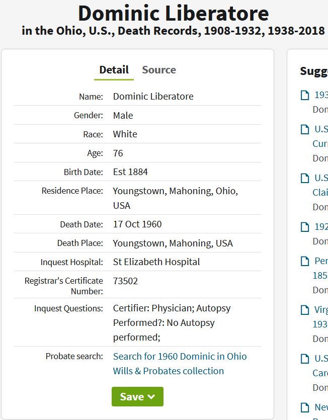 death cert